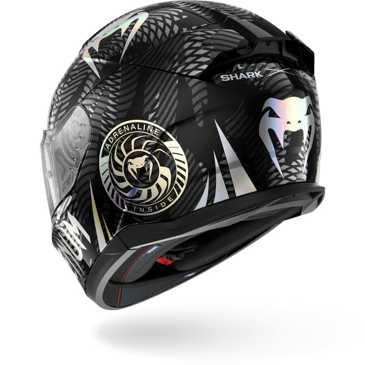 SHARK D-SKWAL 3 VENUM CASCO DE MOTO CROM NEGRO ANTRACITE