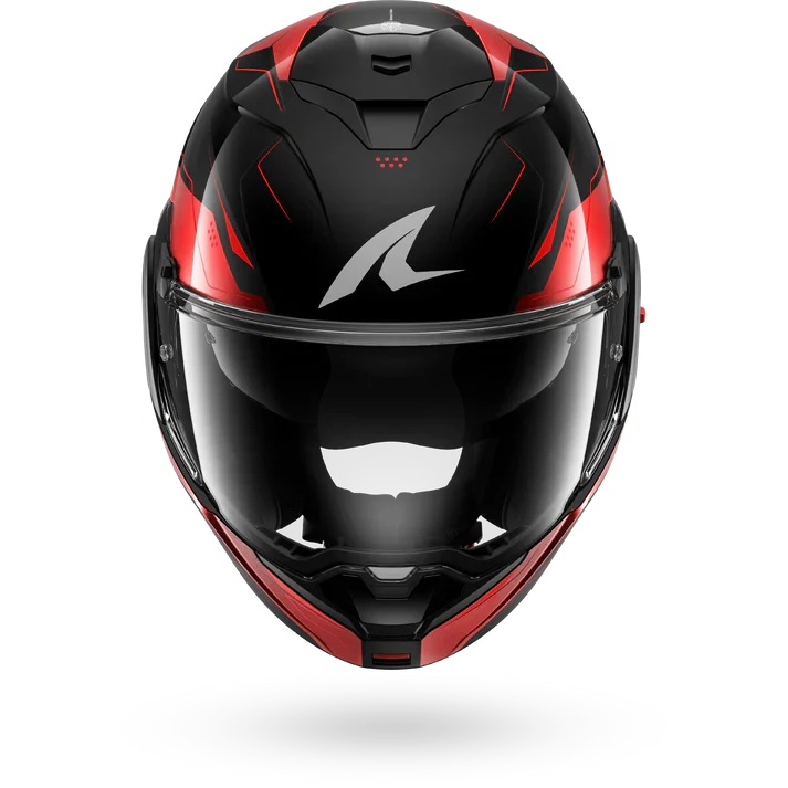 SHARK OXO MEKARIUM CASCO DE MOTO ROJO CROMO NEGRO