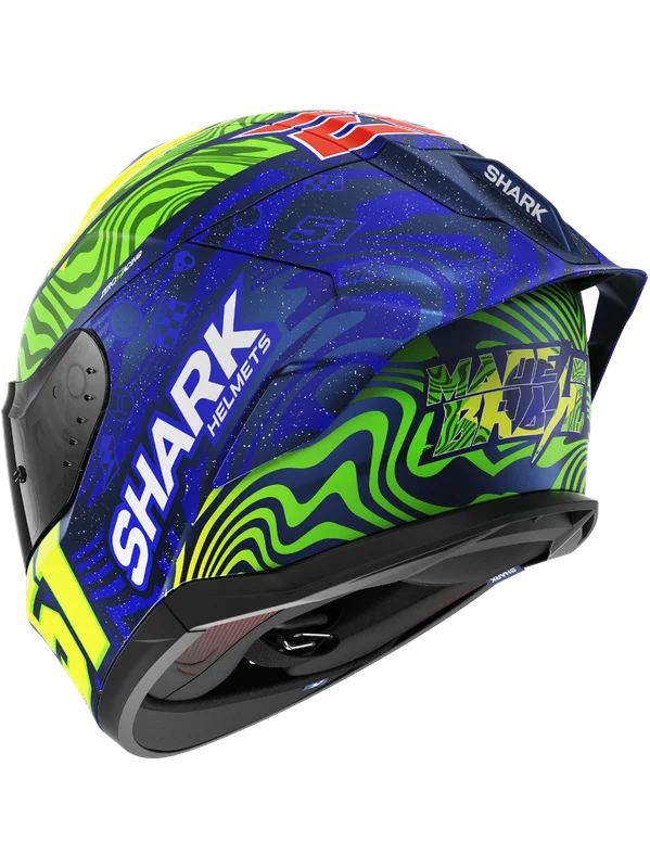 SHARK SKWAL CUP REPLICA GRANADO MATT AZUL VERDE AMARILLO