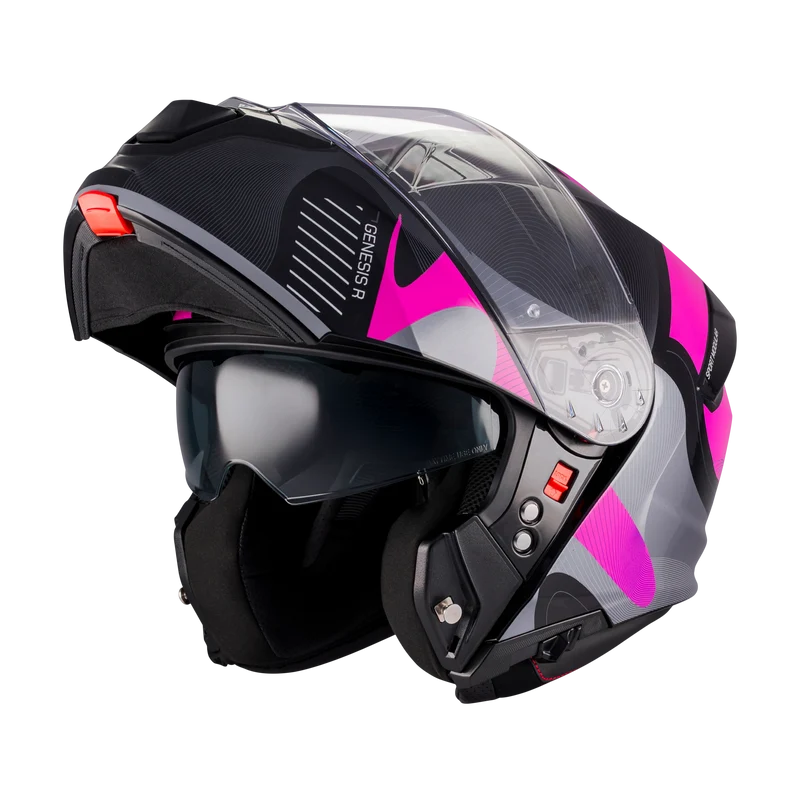 MT MODULAR GENESIS R SV LANCER MODULAR CASCO DE MOTO B8 BRILLO