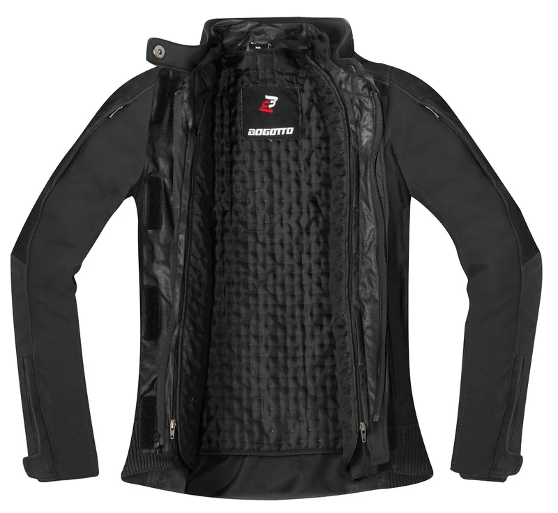 Bogotto Tek-M waterproof Ladies Motorcycle Leather- / Textile Jacket