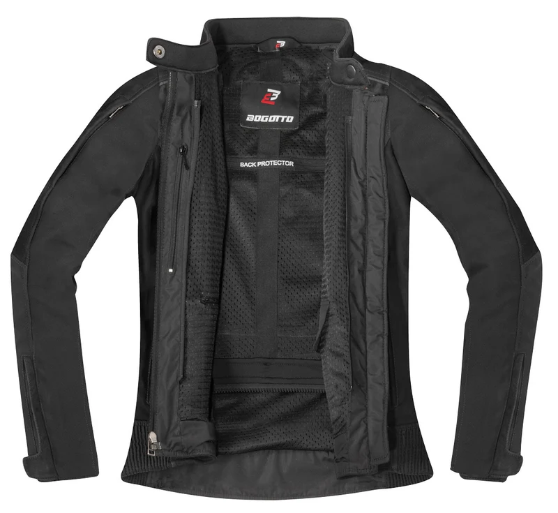Bogotto Tek-M waterproof Ladies Motorcycle Leather- / Textile Jacket