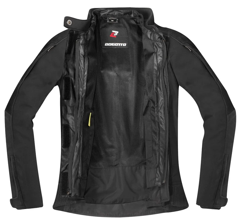 Bogotto Tek-M waterproof Ladies Motorcycle Leather- / Textile Jacket