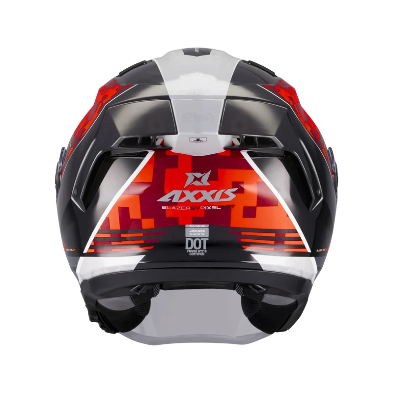 AXXIS OF516SV BLAZER SV PIXELART B15 CASCO DE MOTO BRILLO