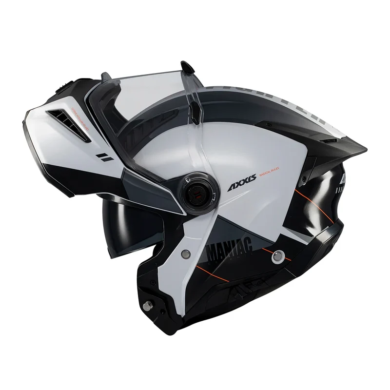 AXXIS FU409SV GHOSTFIGHTER SV MANIAC A2 CASCO DE MOTO BRILLO