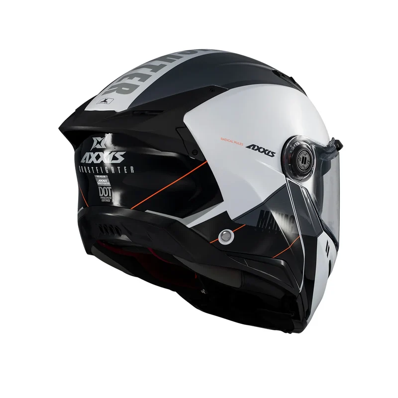 AXXIS FU409SV GHOSTFIGHTER SV MANIAC A2 CASCO DE MOTO BRILLO