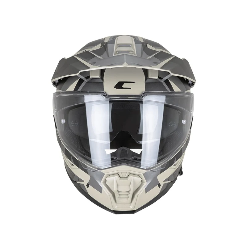 CGM 366R DUAL DIRT CASCO ENDURO NEGRO BEIGE MATE