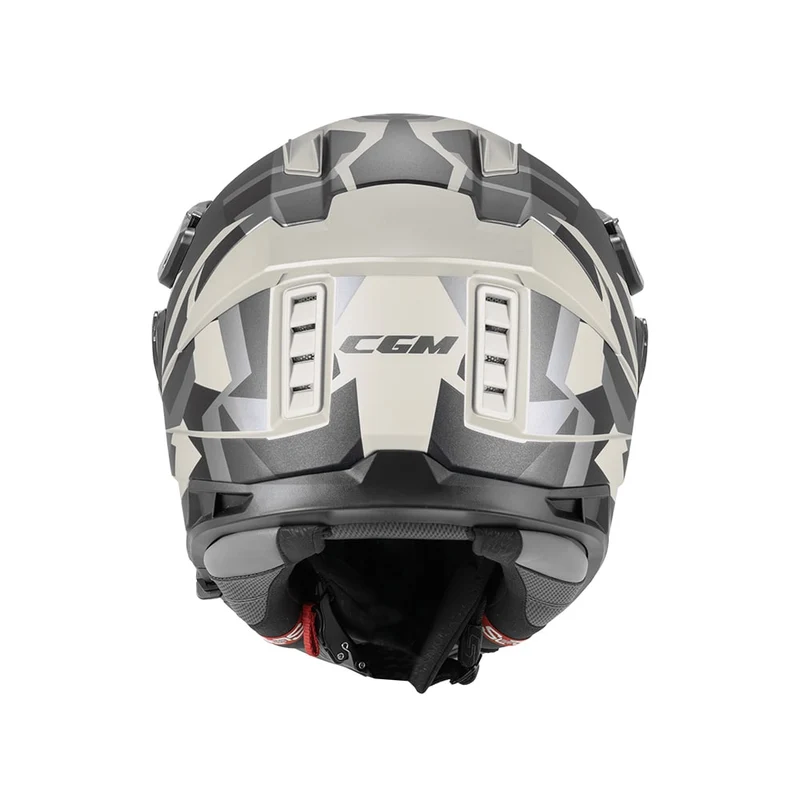 CGM 366R DUAL DIRT CASCO ENDURO NEGRO BEIGE MATE