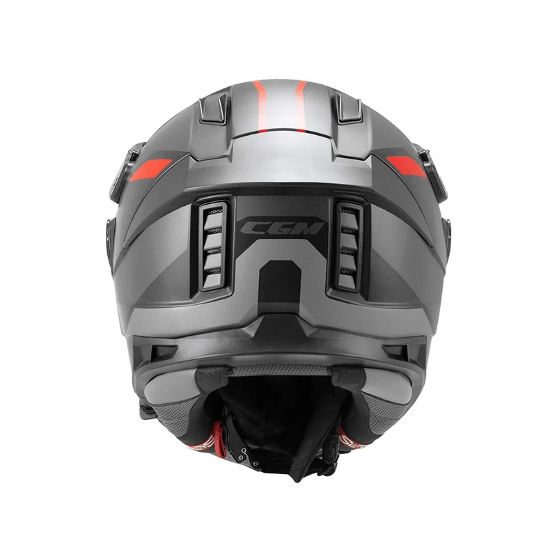 CGM 366G DUAL RANGER CASCO ENDURO NEGRO ROJO FLÚOR MATE