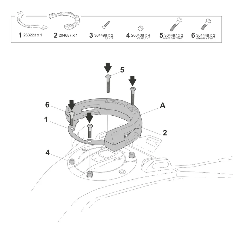 SHAD CLICK SYSTEM FAST TANK BAG BMW R 1300 GS ADVENTURE '25
