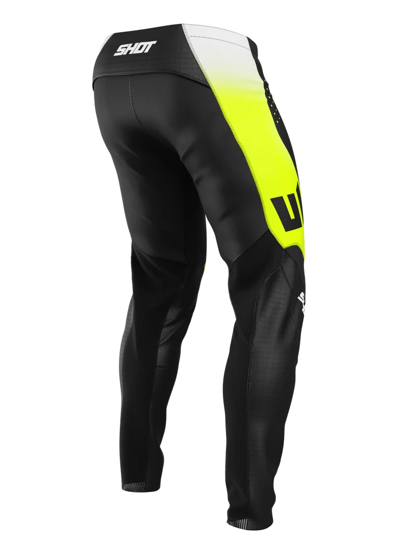 SHOT CONTACT PATROL PANTALON NEGRO NEON AMARILLO