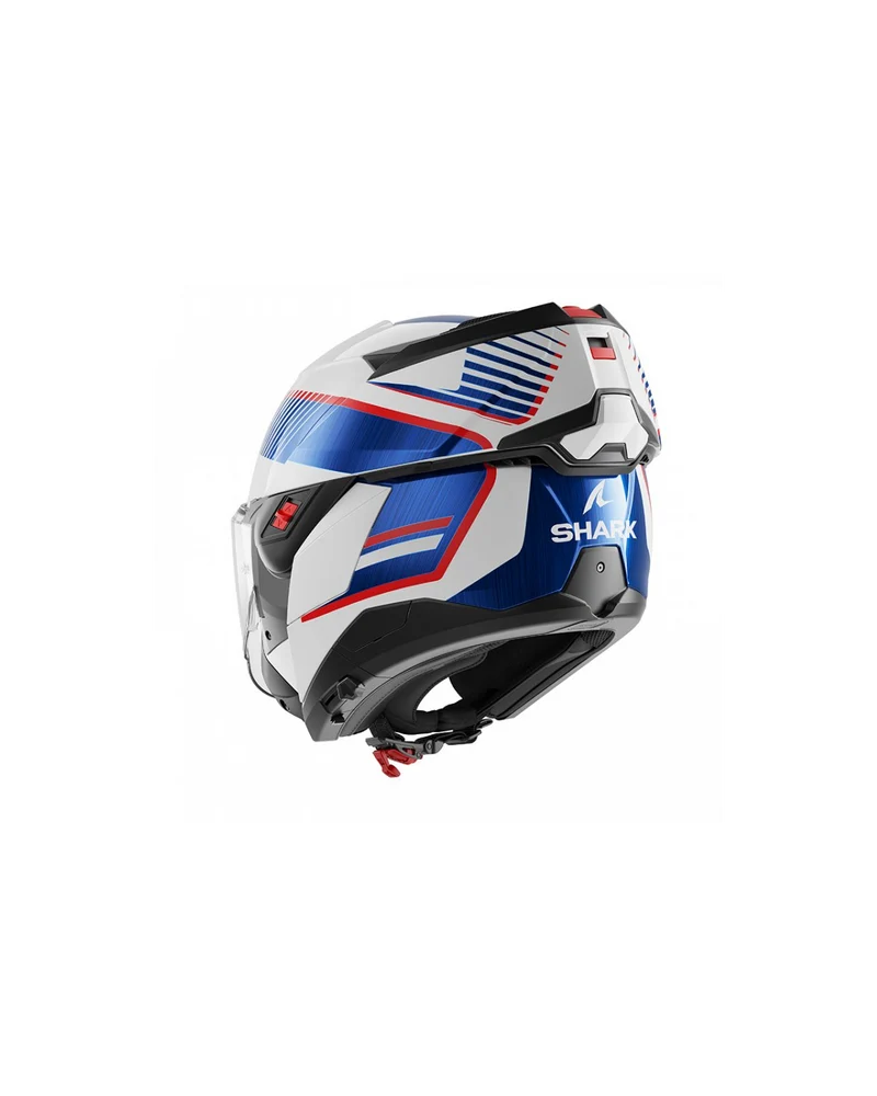 SHARK OXO SPEED-TECH NEGRO Azul Blanco Casco De Moto