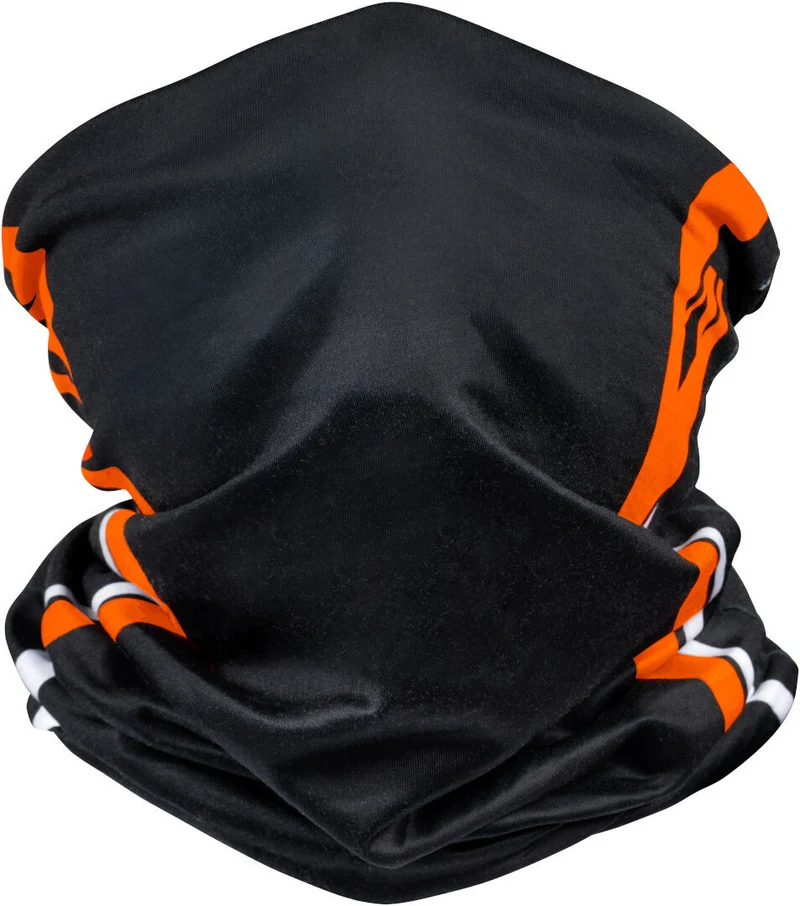 IXON VOID CUELLO MOTO HOMBRE NEGRO BLANCO NARANJA