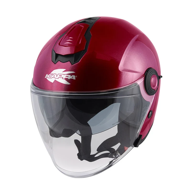 KAPPA Casco Jet KV35B Monocolor Rojo Burdeos