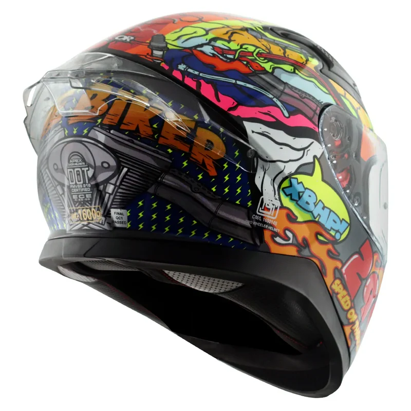 AXOR APEX XBHP 299 DV CASCO INTEGRAL DE MOTO MULTICOLOR