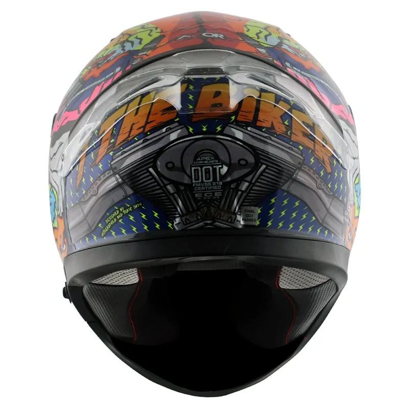 AXOR APEX XBHP 299 DV CASCO INTEGRAL DE MOTO MULTICOLOR