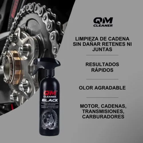 QM CLEANER BLACK BIKE DESENGRASANTE PARA CADENAS