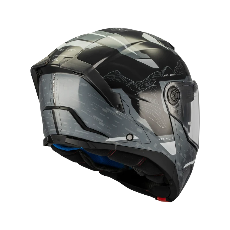 MT FU404SV ATOM 2 SV HIGHLANDS MODULAR CASCO DE MOTO C2 BRILLO