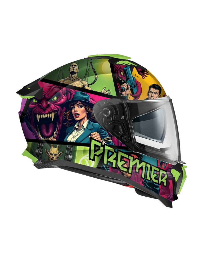 PREMIER 26 TYPHOON UD9BM CASCO INTEGRAL NEGRO MARRON