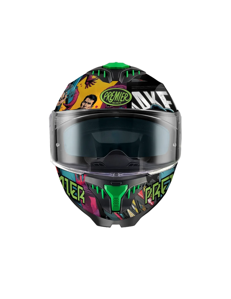 PREMIER 26 TYPHOON UD9BM CASCO INTEGRAL NEGRO MARRON