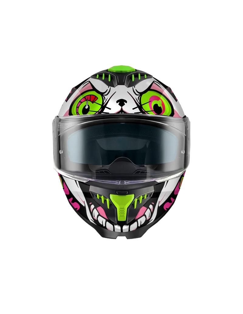 PREMIER 26 TYPHOON BU18BM CASCO INTEGRAL BLANCO FUCSIA