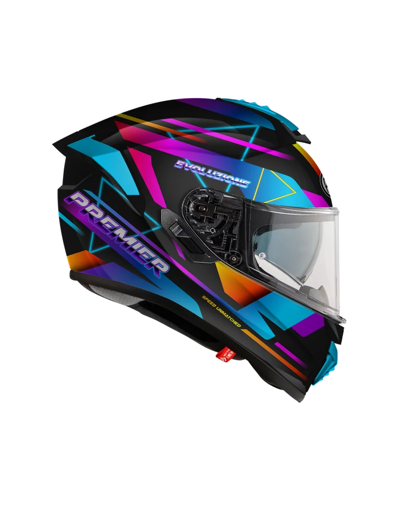 PREMIER 26 EVOLUZIONE RT9BM CASCO INTEGRAL RAINBOW