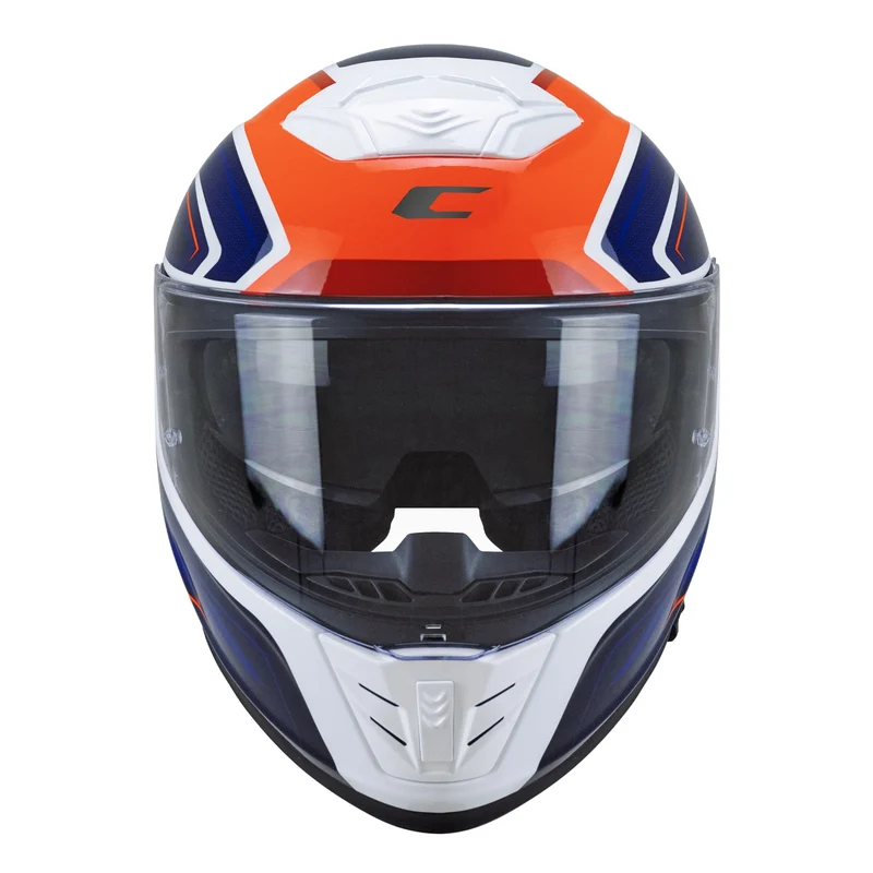 CGM 361S AVENT FIBRA RACE CASCO INTEGRAL BLANCO AZUL FLÚOR ROJO