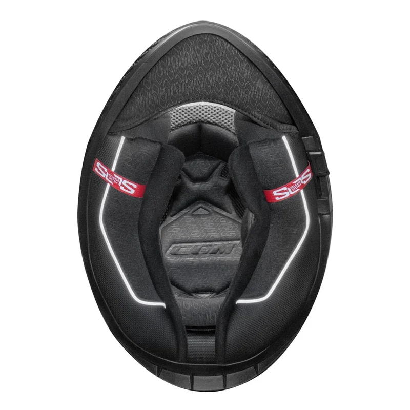 CGM 361S AVENT FIBRA RACE CASCO INTEGRAL BLANCO AZUL FLÚOR ROJO