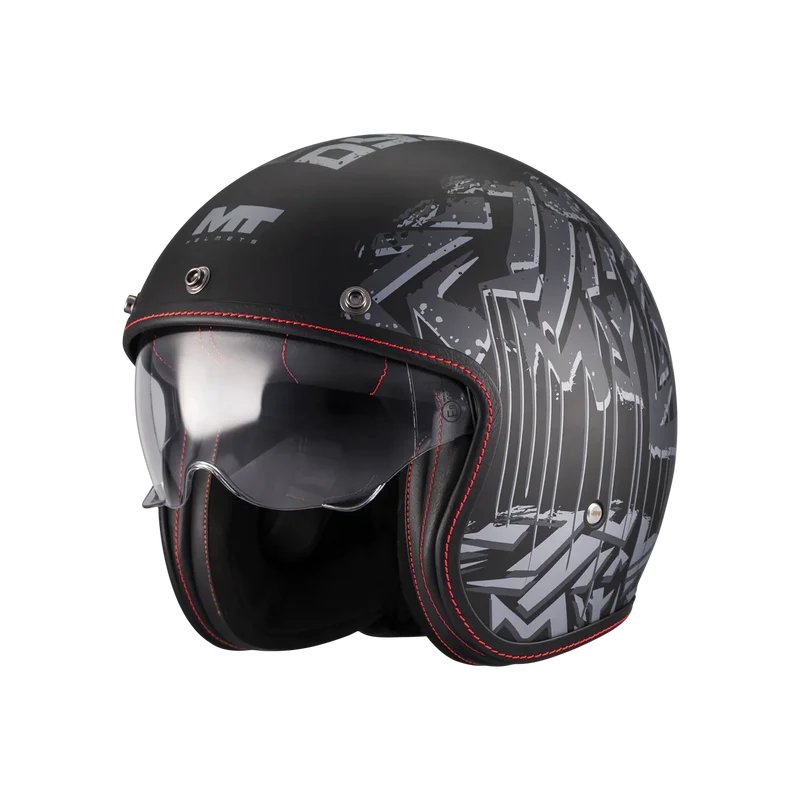 MT LE MANS 2 SV S DYSTOPIC CASCO DE MOTO B12 MATE