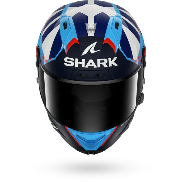 SHARK AERON-GP FIM RACING #1 REPLICA RAUL FERNANDEZ Azul Blanco Casco De Moto