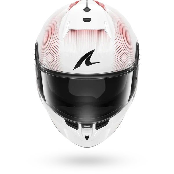 SHARK SKWAL i3 SPEED-TECH Blanco Rojo NEGRO Casco De Moto