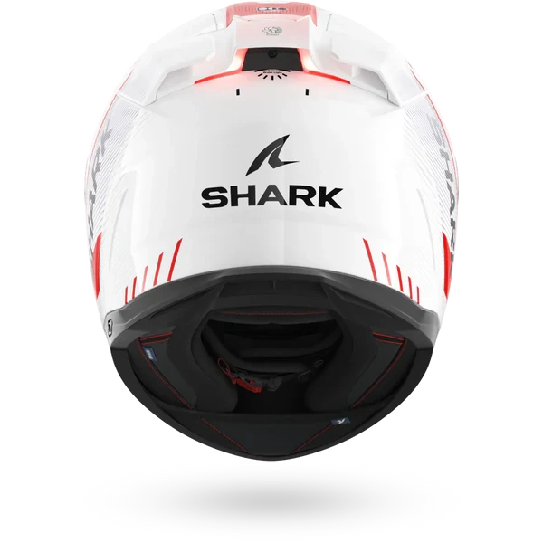 SHARK SKWAL i3 SPEED-TECH Blanco Rojo NEGRO Casco De Moto