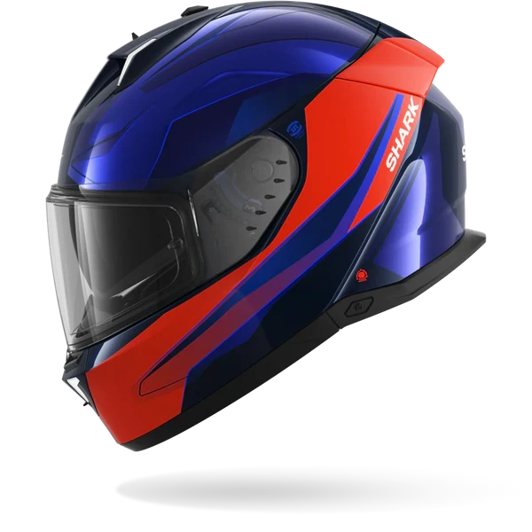 SHARK SKWAL i3 MEKARIUM Azul Naranja Casco De Moto