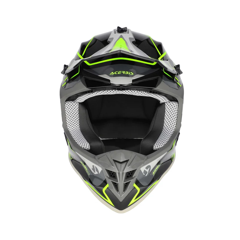 ACERBIS LINEAR 22-06 CASCO DE MOTO NEGRO AMARILLO FLÚOR