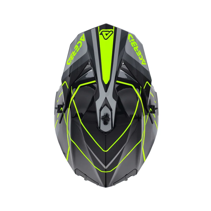 ACERBIS LINEAR 22-06 CASCO DE MOTO NEGRO AMARILLO FLÚOR