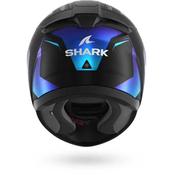 SHARK RIDILL 2 MEKARIUM Mat NEGRO AZUL Casco De Moto