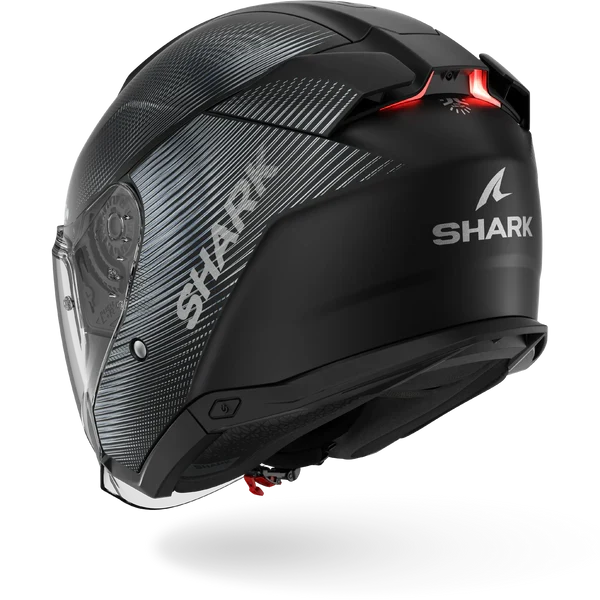 SHARK SKWAL i3 JET SP LYNE Mat NEGRO Anthra Anthra Casco De Moto