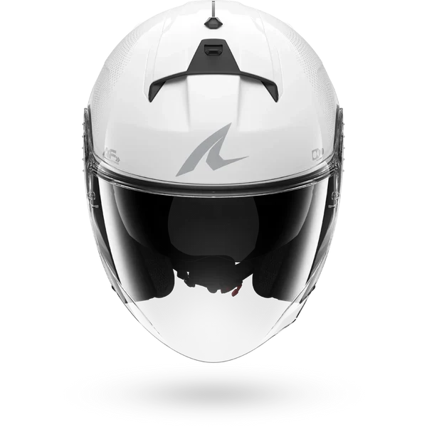 SHARK SKWAL JET SP LYNE Blanco Plata Plata Casco De Moto