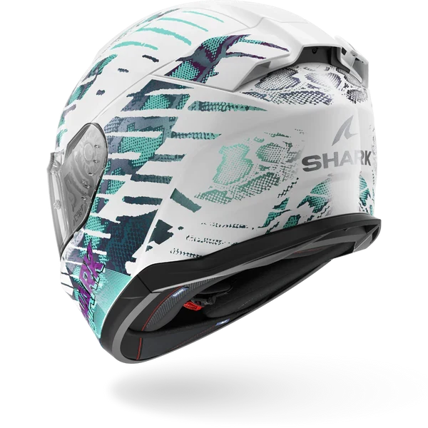 SHARK D-SKWAL 3 REPTAIA Blanco Cameleon Casco De Moto