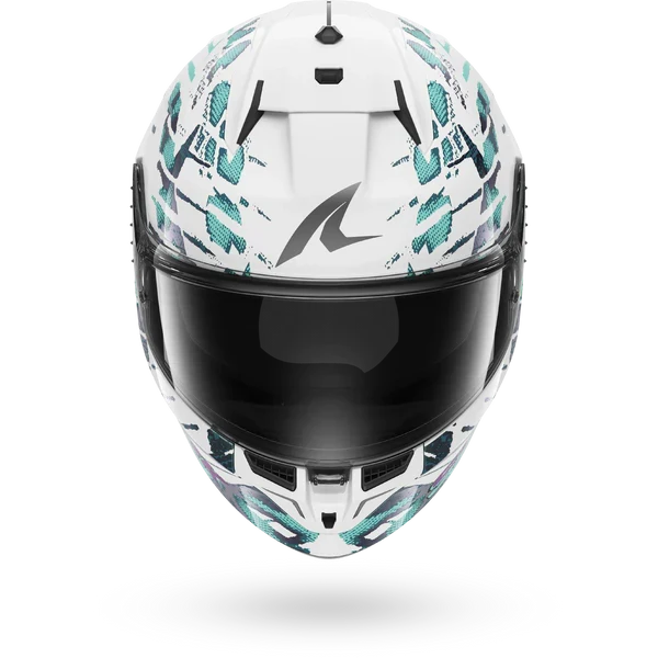SHARK D-SKWAL 3 REPTAIA Blanco Cameleon Casco De Moto