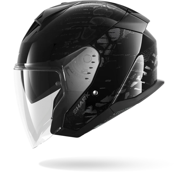SHARK SKWAL JET REPTAIA NEGRO Anthra Anthra Casco De Moto