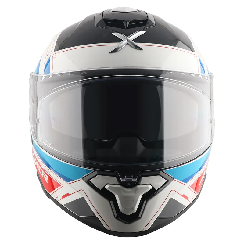 AXOR BRUTALE RYDEN CASCO INTEGRL DE MOTO BLANCO ROJO