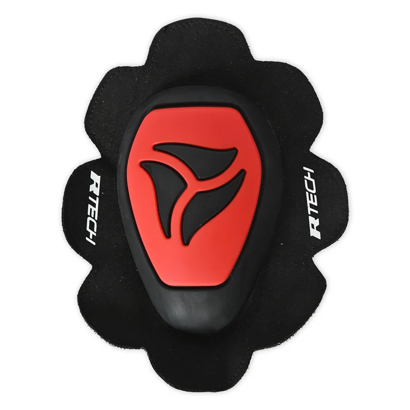R-TECH Protección Rodilla Knee Negro Rojo