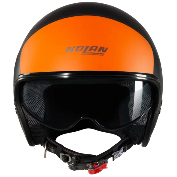 NOLAN Nolan N21 VERNICIATURA SPECIALE 352 ABIERTO Casco Nero Arancione