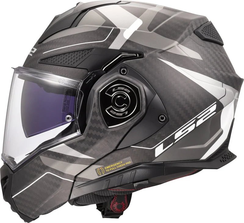 LS2 FF901 Advant X C HORIZON MODULAR PLATA GRIS