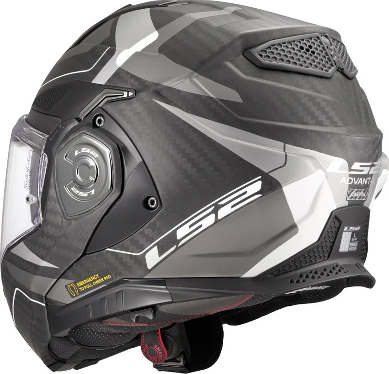 LS2 FF901 Advant X C HORIZON MODULAR PLATA GRIS