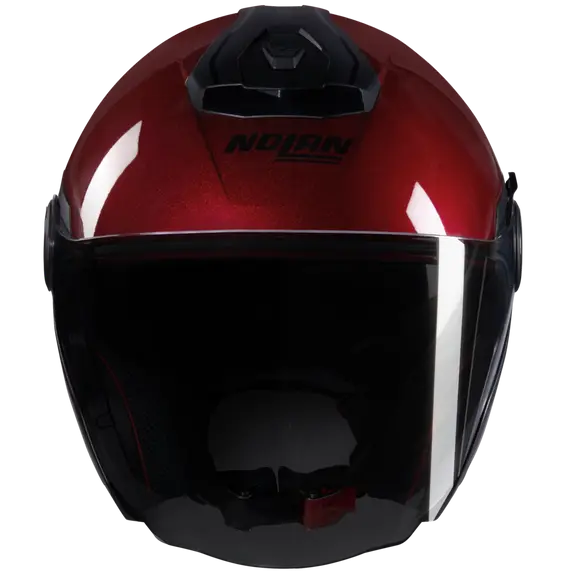 NOLAN N40-5 CLASSICO NOBILE 321 Abierto Moto Casco Rojo Visceral