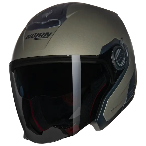 NOLAN N40-5 CLASSICO NOBILE 315 Abierto Moto Casco Negro Piedra