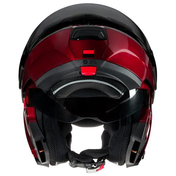 NOLAN N100-6 VERNICIATURA SPECIALE 341 ABATIBLES CASCOS ROSSO VISCERALE NERO