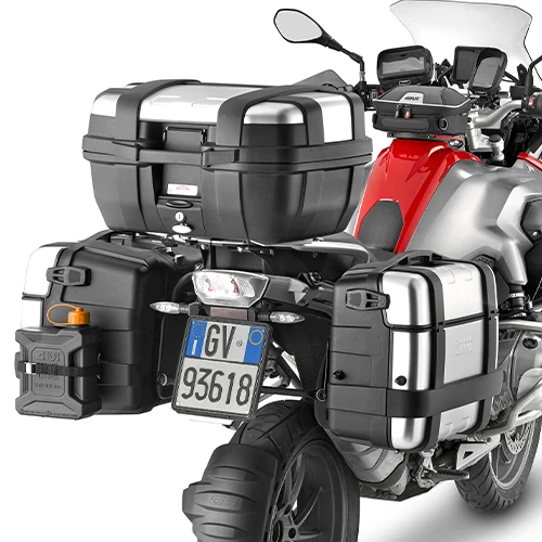 GIVI MK TRK33N TREKKER MALETA Acabado En Aluminio Paquete2 33 L